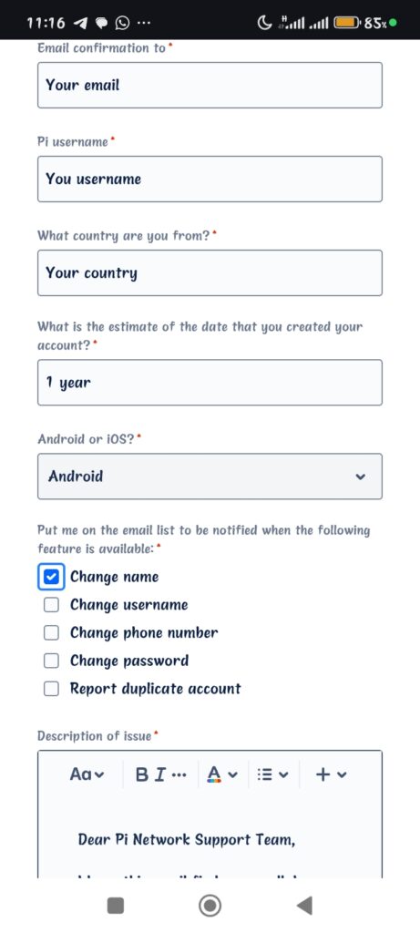Kyc form