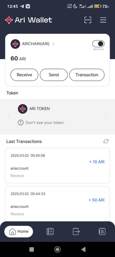 Ari wallet