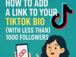 Tiktok link in bio